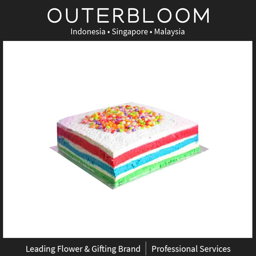 

Kue Ulang Tahun Karakter - Lovely Rainbow Cheesecake