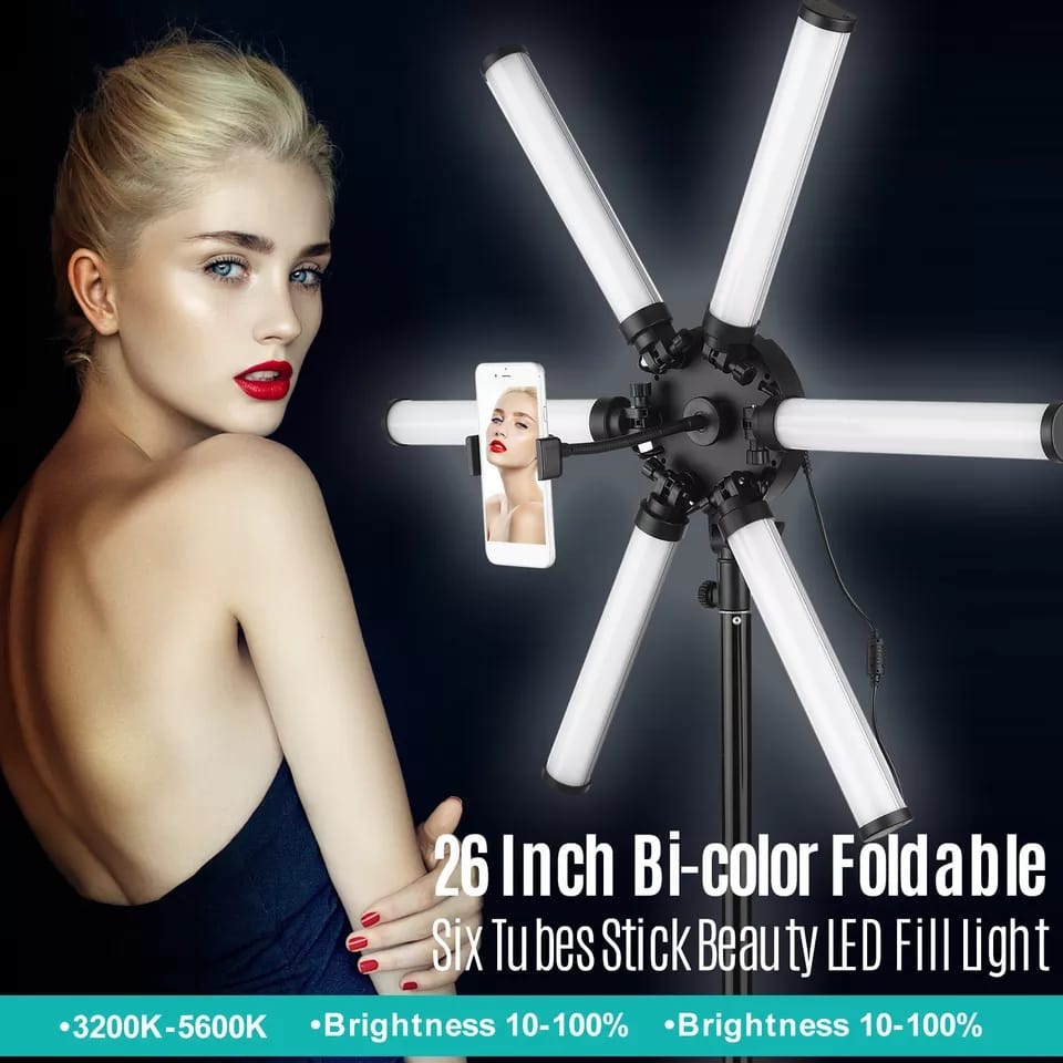 RINGLIGHT STAR LED / STARLIGHT LAMP RINGLIGHT + TRIPOD 2,1M