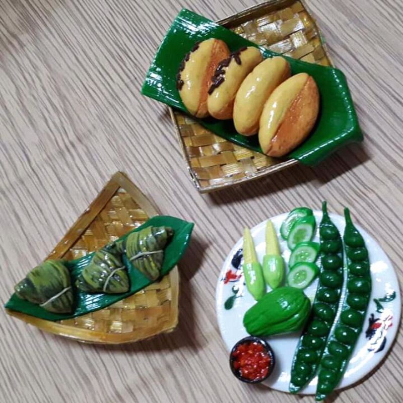 magnet kulkas miniatur makanan custom