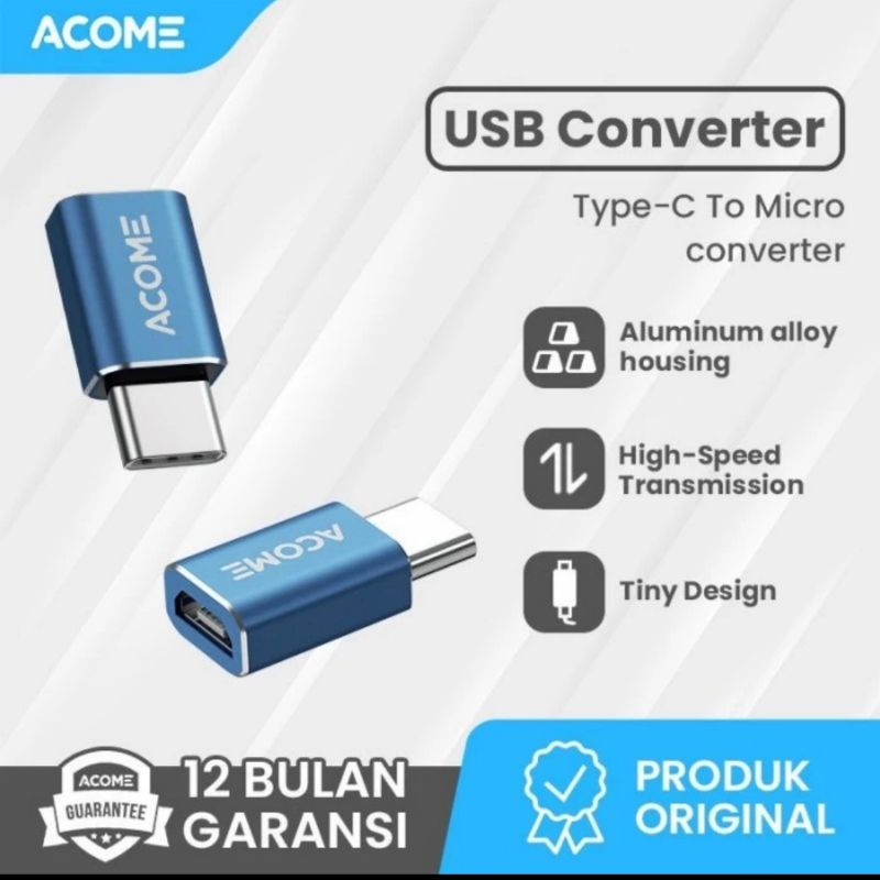 ACOME ACV-001 OTG Converter Android Type C to USB 3.0 High Speed