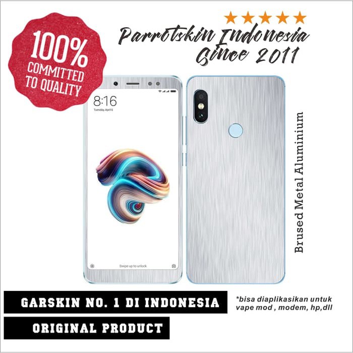 Garskin Brused Metal Aluminium Xiaomi Redmi 2 3 4 5 6 6 pro Pocophone