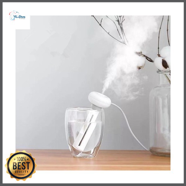 Mall Taffware Ultrasonic Air Humidifier Aromatherapy Portable Celup 300ml - HUMI k-j021 - White