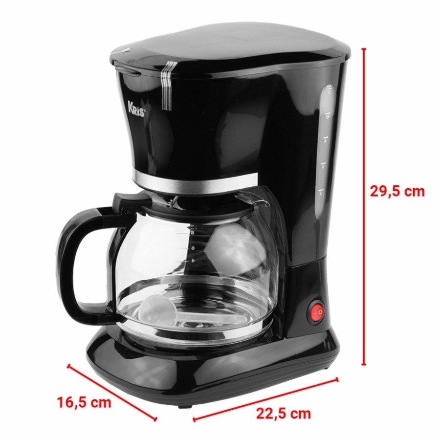 kris coffee maker 1.5 ltr