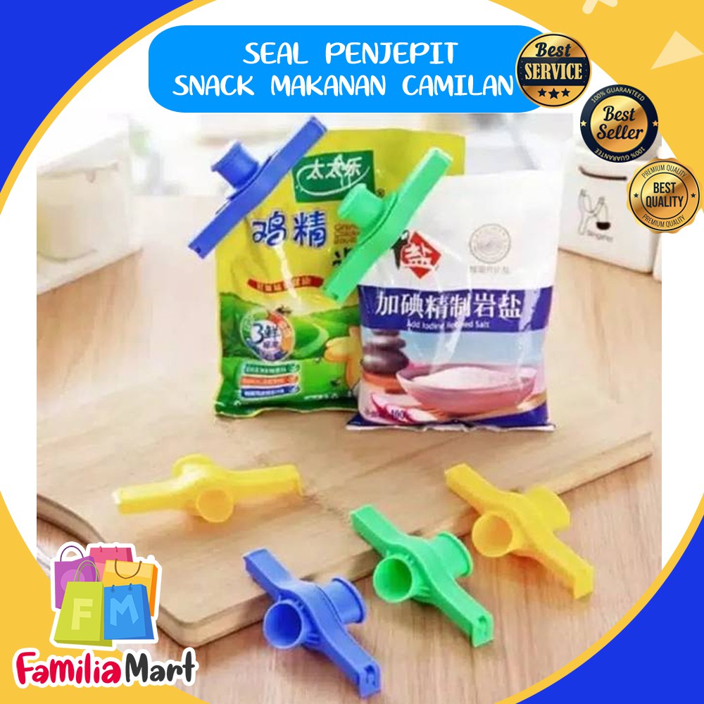 Jual Penjepit Plastik Snack Makanan Camilan Jepitan Kantong Seal Segel Jepit Bungkus Makanan 1870