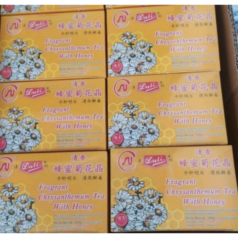 

Dali Chrysanthemum Tea With Honey SU Brand 200gr / Teh Kembang