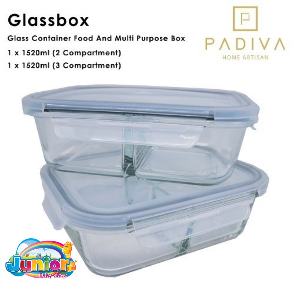 Padiva Glassbox 1520ml Mix 2cmp+3cmp