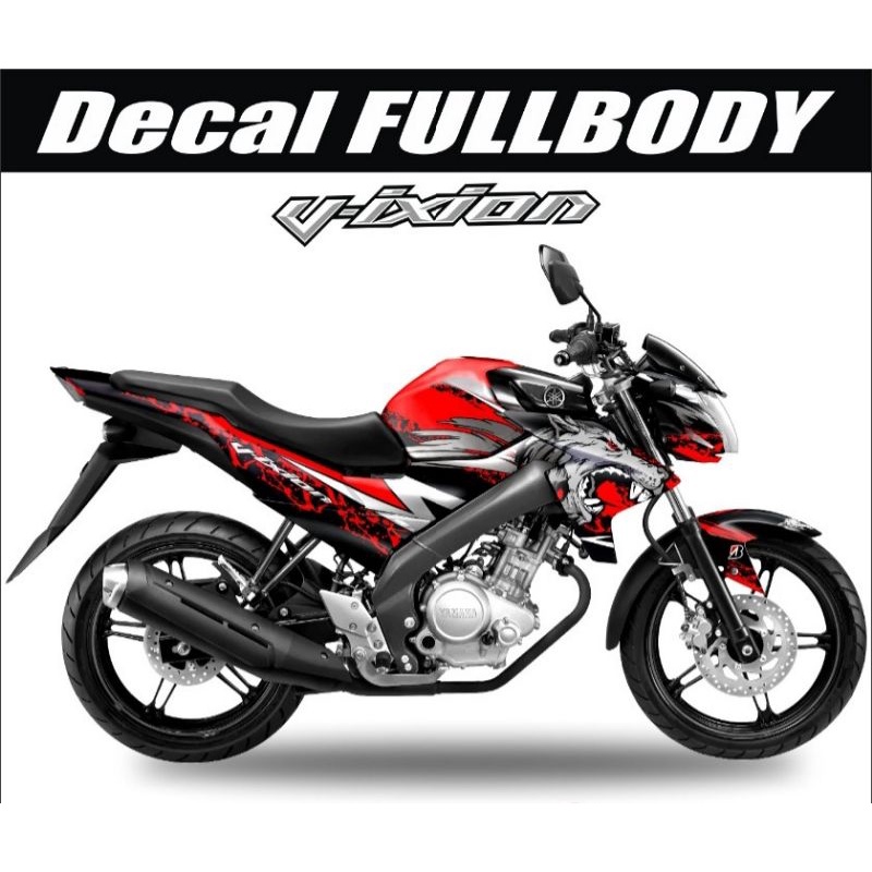 Decal Sticker Vixion New 2014 /Stiker Striping Yamaha Vixion NVL Full Body Serigala