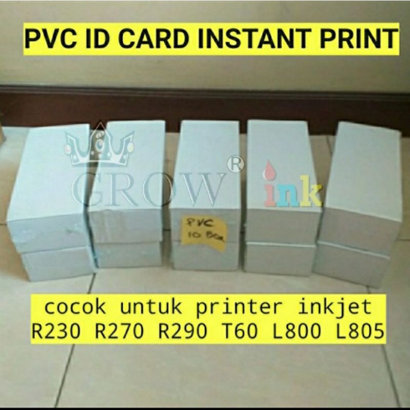 

PVC ID CARD instant print. Cocok untuk T60/L800/805.