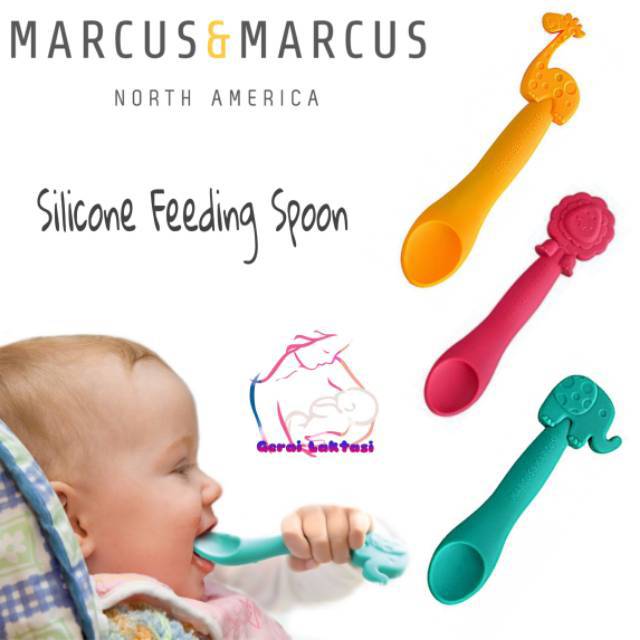 Marcus and Marcus Silicone Feeding Spoon