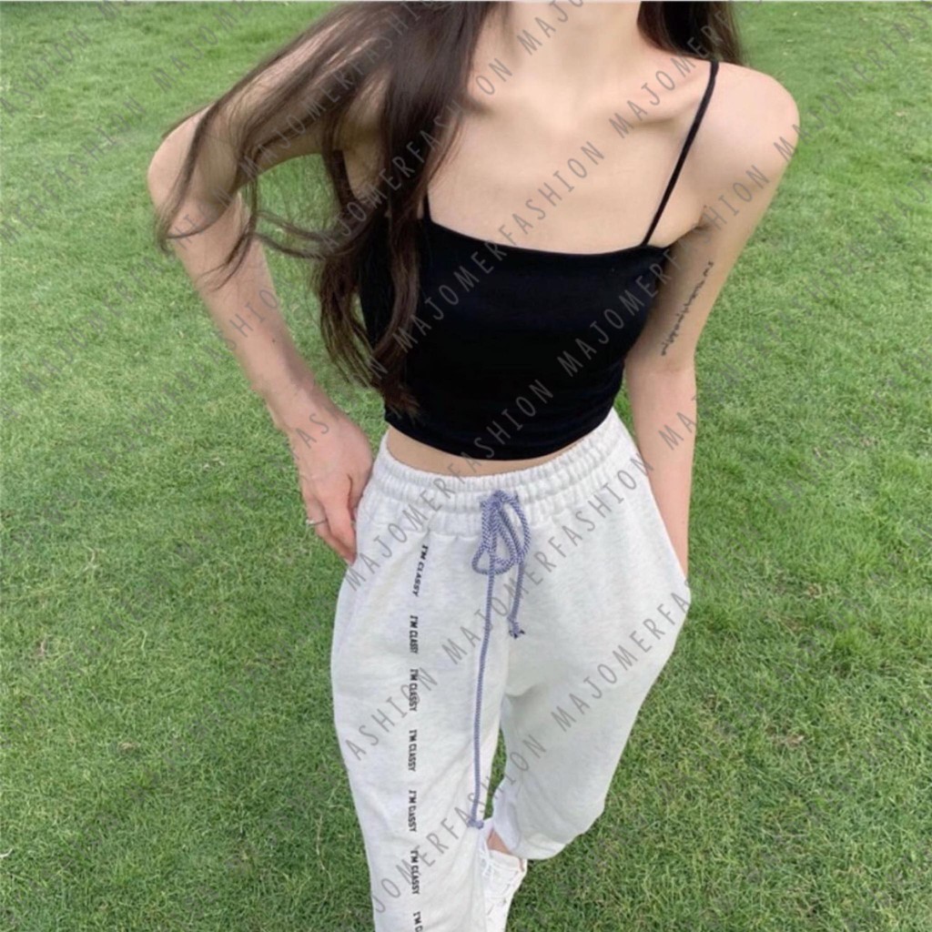 MAJOMER ® | GABRIEL TANK TOP - CROP TOP KOREA ATASAN WANITA-3