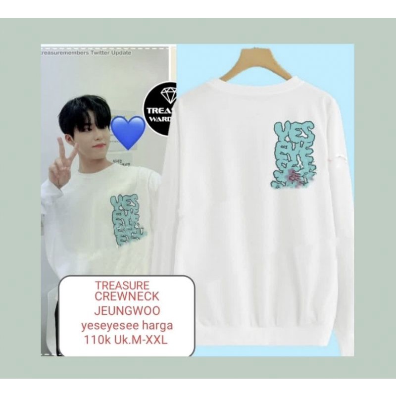 CREWNECK TREASURE JEUNGWOO Yeseyesee