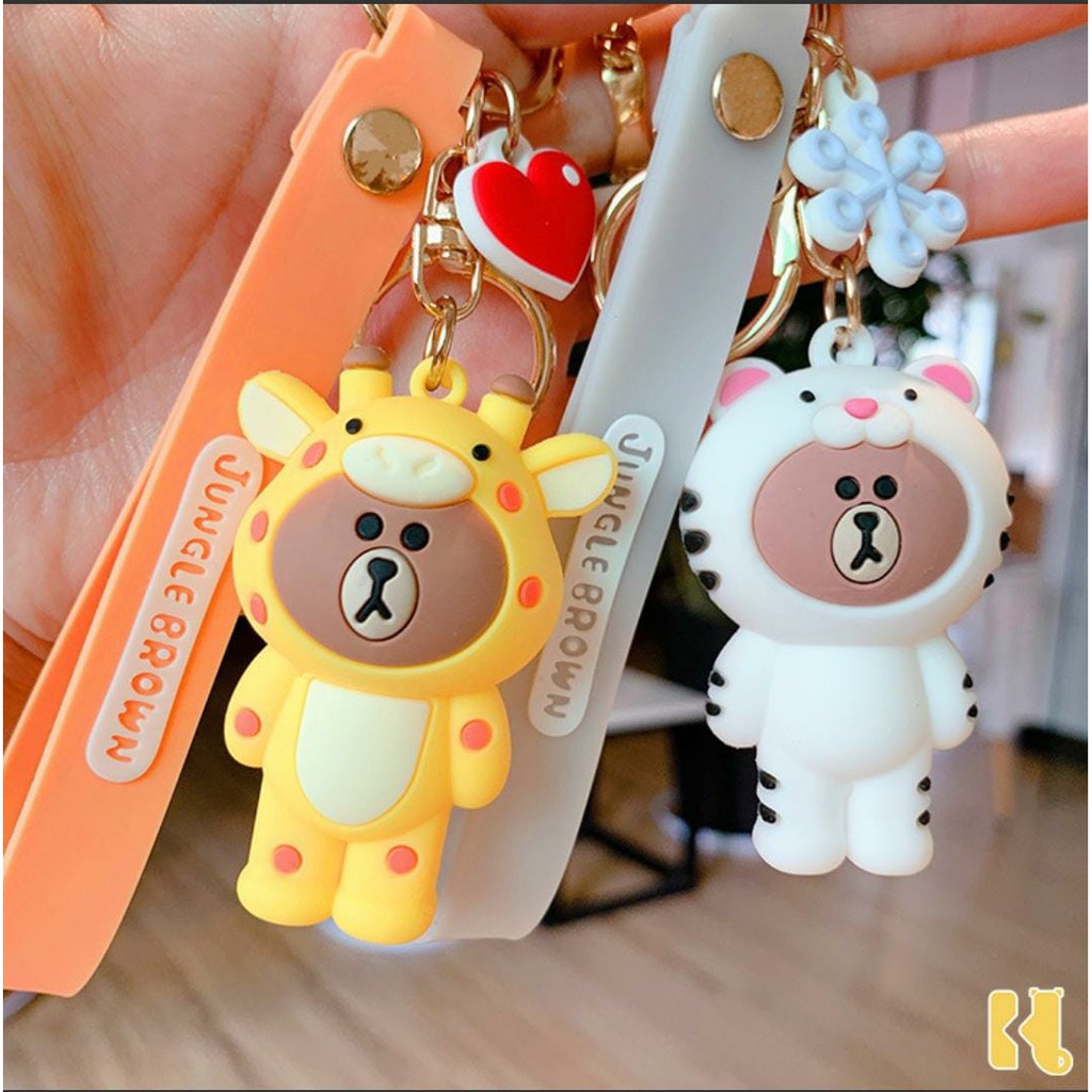 Gantungan kunci Karakter lucu Premium / Keychain karakter Karikatur Lucu