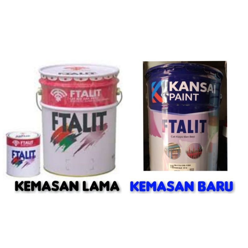 

KANSAI FTALIT 20kg cat besi dan kayu#instan