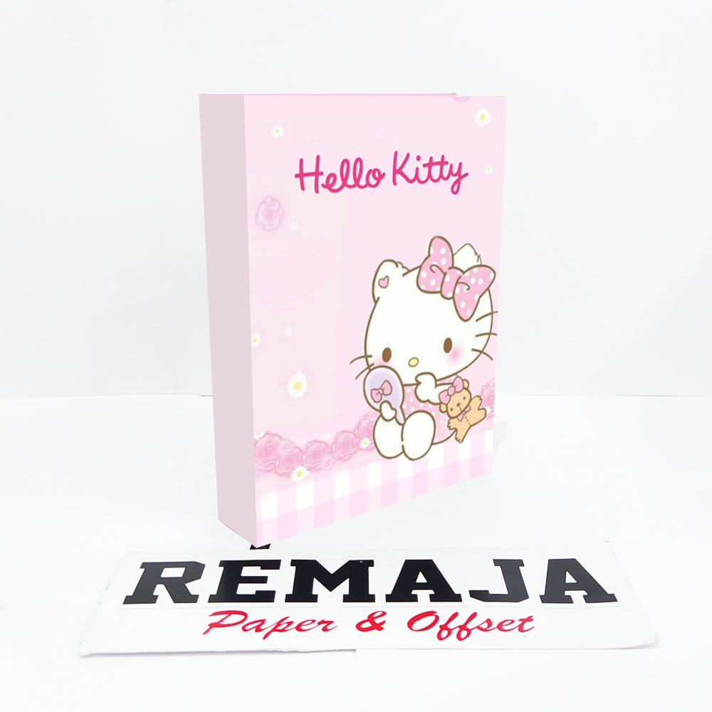 

Pocket book/Notebook Hardcover HELLO KITTY SOFT PINK A6 & A5 / buku tulis catatan notes