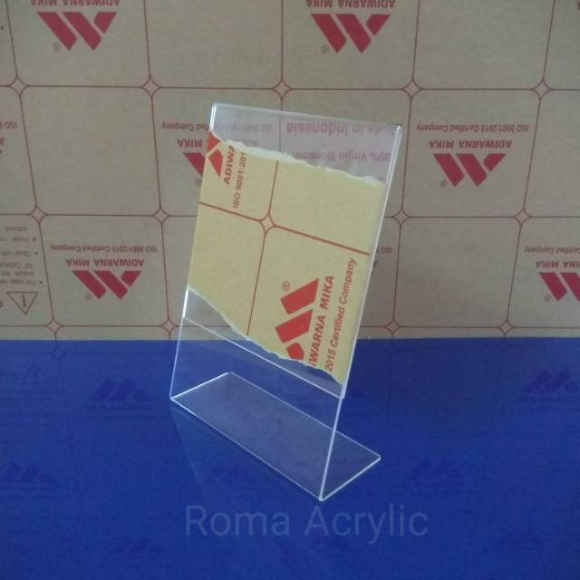 

Display brosur - akrilik brosur - tent card A4 L