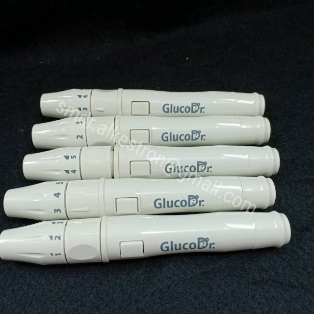 Lancing gluco dr./alat tembak cek gula darah