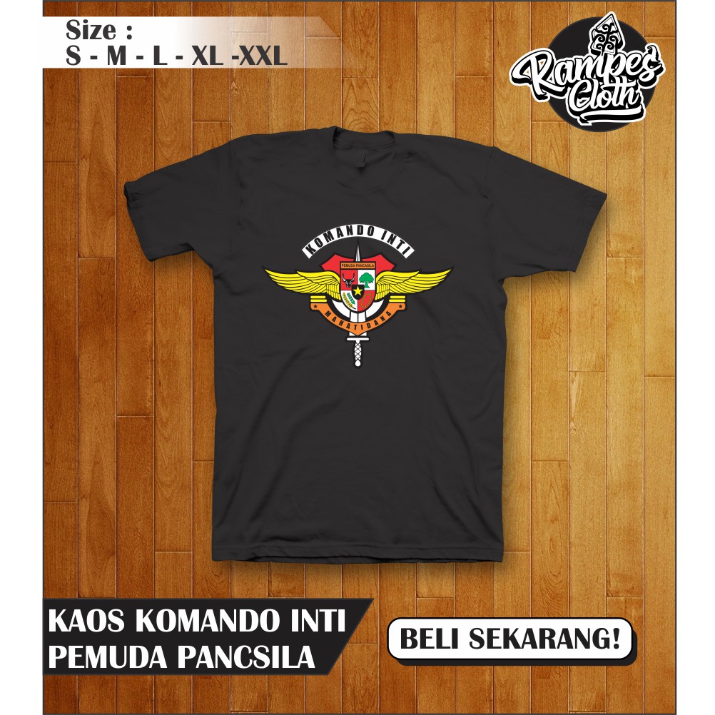 Kaos Pemuda Pancasila Komando Inti cotton combed premium R6