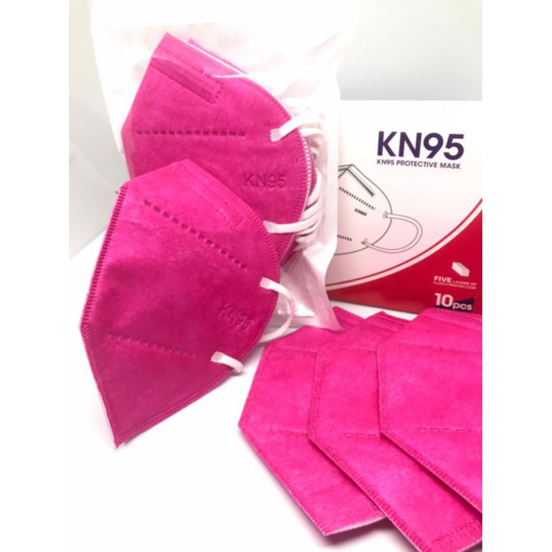 MASKER KN95 WARNA MODEL HEADLOOP UNTUK HIJAB