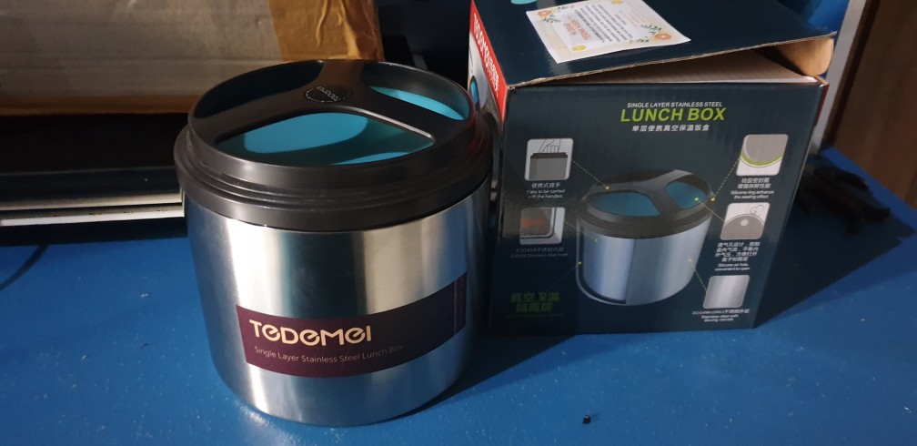 Tempat Makan Tedemei Stainless 6552 Red Green Blue