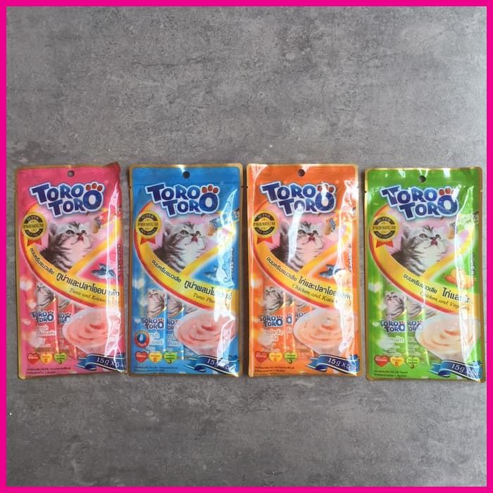 

Snack kucing - Toro Toro 60gr isi 4 191