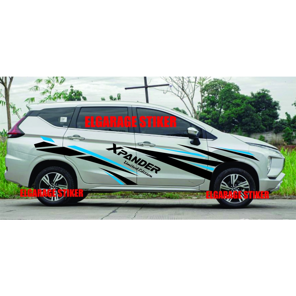 Stiker mobil xpander cutting stiker body mobil xpander stiker striping mobil xpander