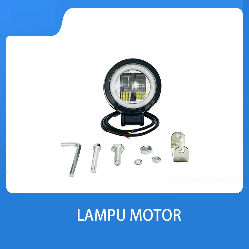 Lampu tembak sorot LED CWL 2 mata lensa 4D 20watt cree angel ey Bulat