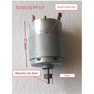 Dinamo Printer DC 12 V - dinamo bor mini EM-596