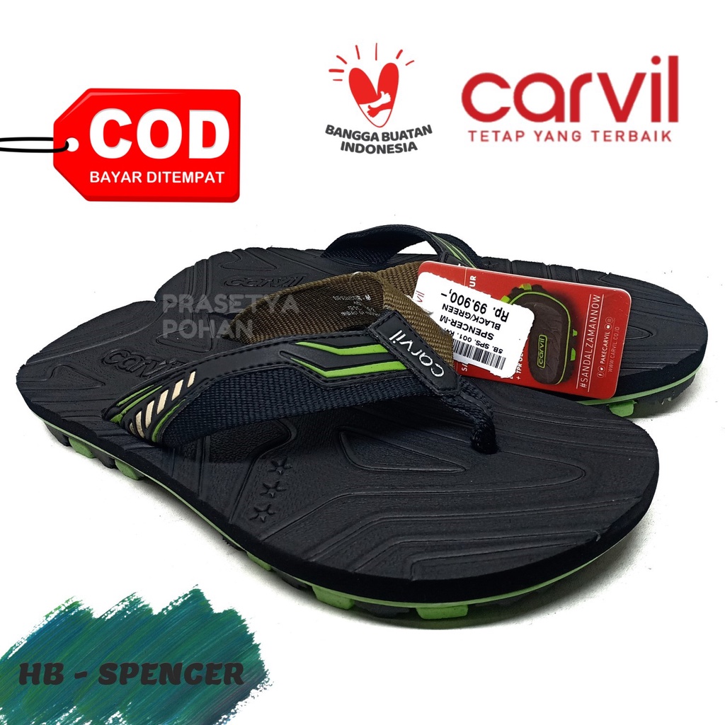 Sandal Pria Original Carvil Premium ANTI AIR dan ANTI SLIP