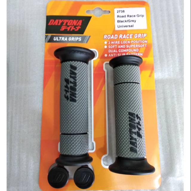  Hand  grip  Daytona black grey 2738 universal mio beat  vario 