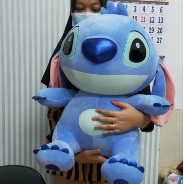 Boneka Soft Stich Size 55cm/boneka lucu/boneka karakter