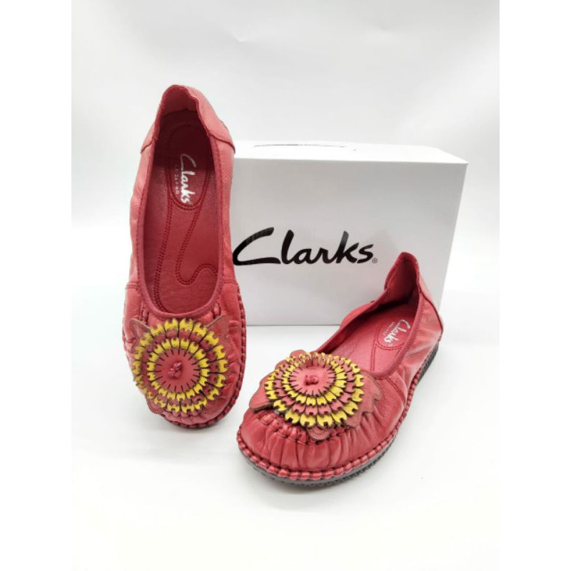 Clarks bunga matahari strawflower flat 1587 / Sepatu clarks wanita