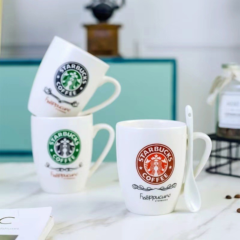 SALE Gelas Strabucks Frappucino Gift Set Murah Kado Souvenir Mug