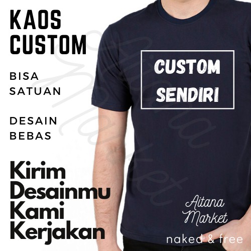 Tambah Nama - Gambar - Tulisan (belum termasuk kaos polos)