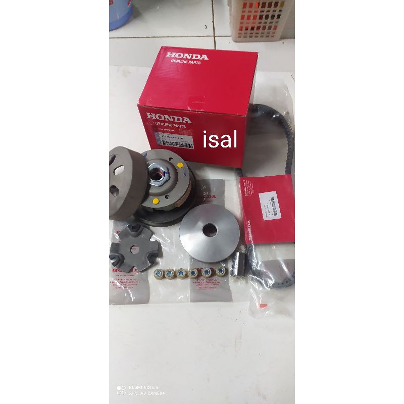 Paket komplit CVT (KVY) Honda Beat kabu/Scoopy karbu/sepacey karbu kualitas ori