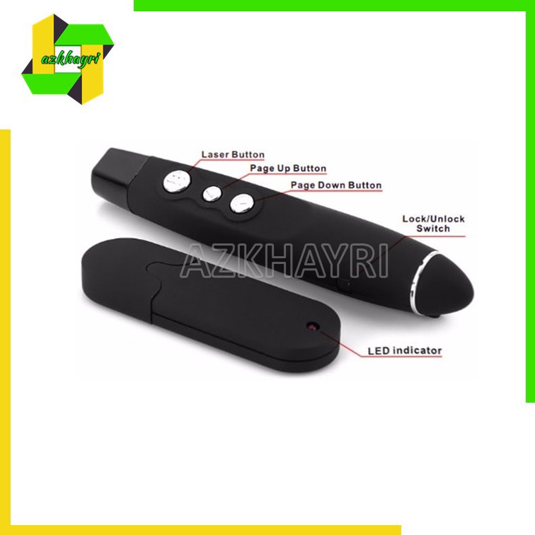 Wireless Laser Presenter Pointer PP 1000 Gratis Baterai