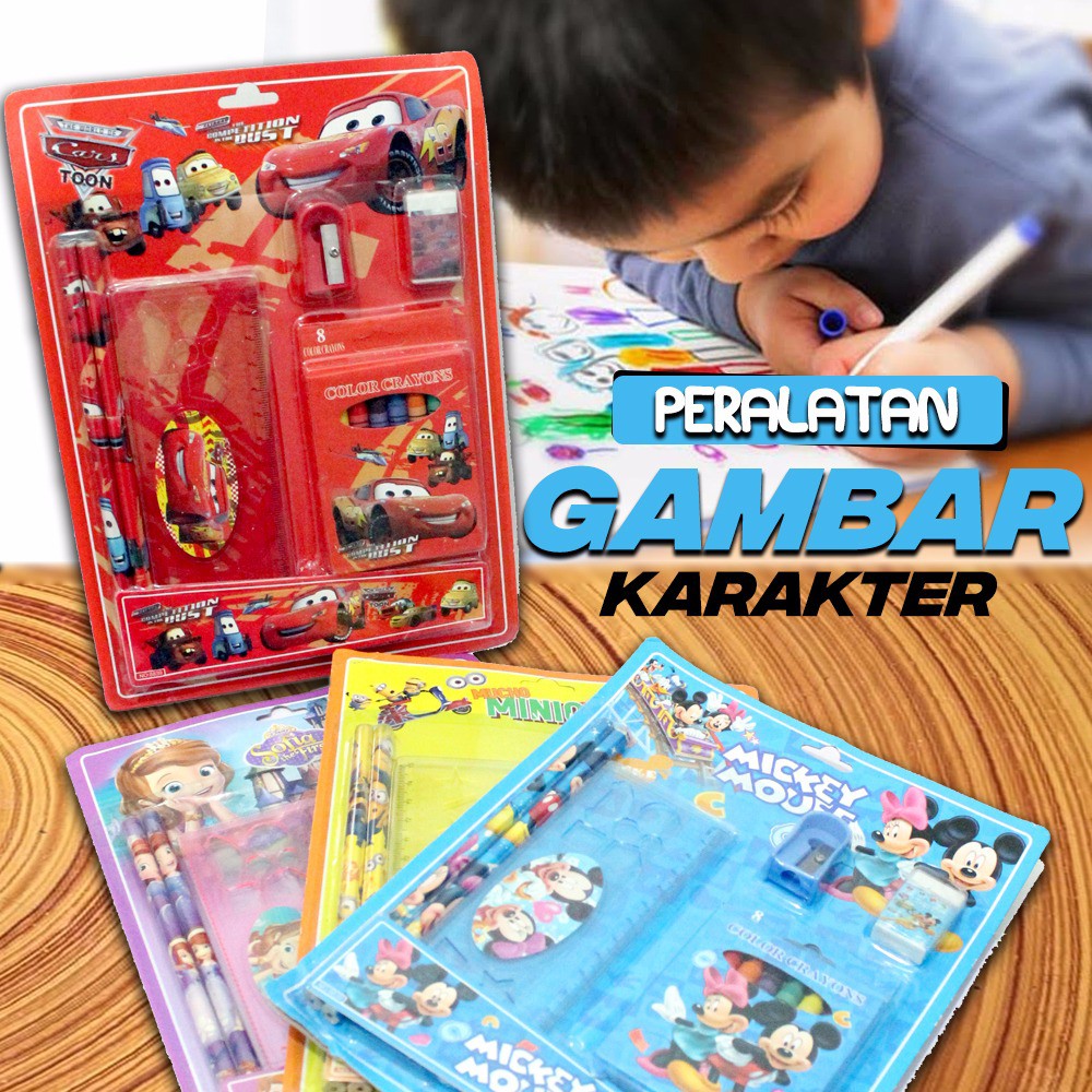 

PERALATAN SET MENGGAMBAR KARAKTER