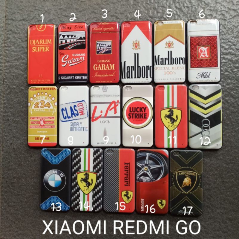 case gambar Xiaomi redmi Go motif cowok soft softcase softshell silikon cover casing kesing housing