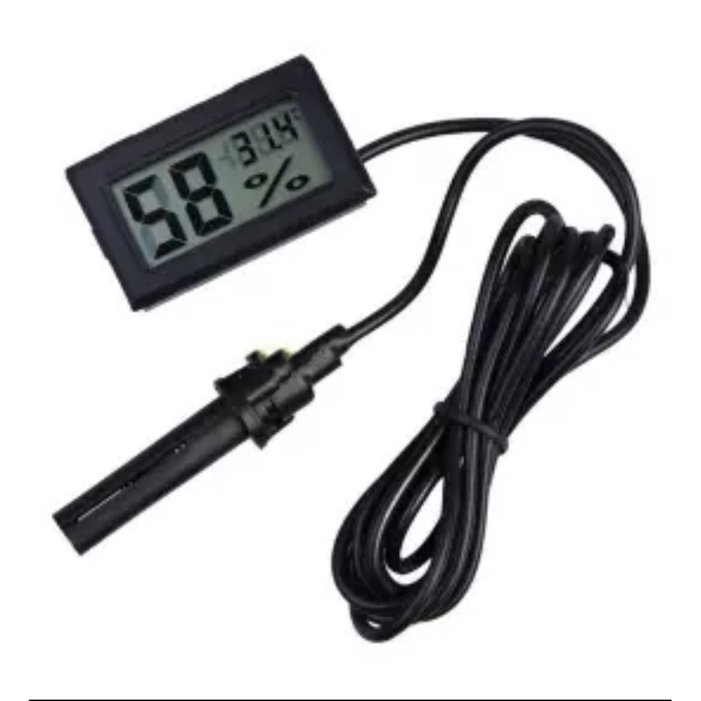 Mini Thermometer Higrometer Dengan Kabel Sensor