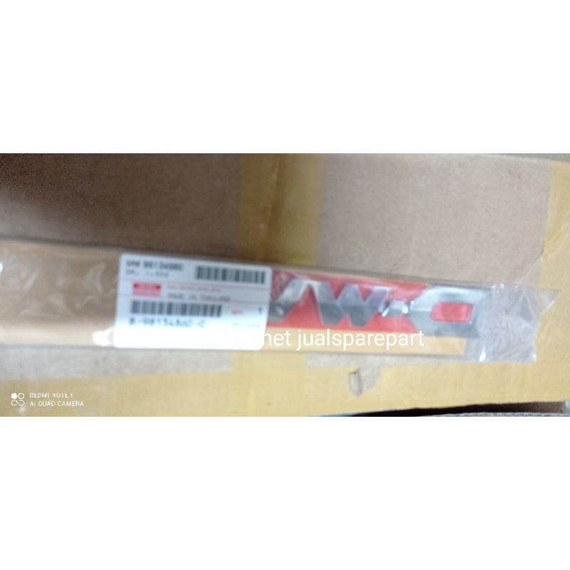 emblem DMAX isuzu dmax ori