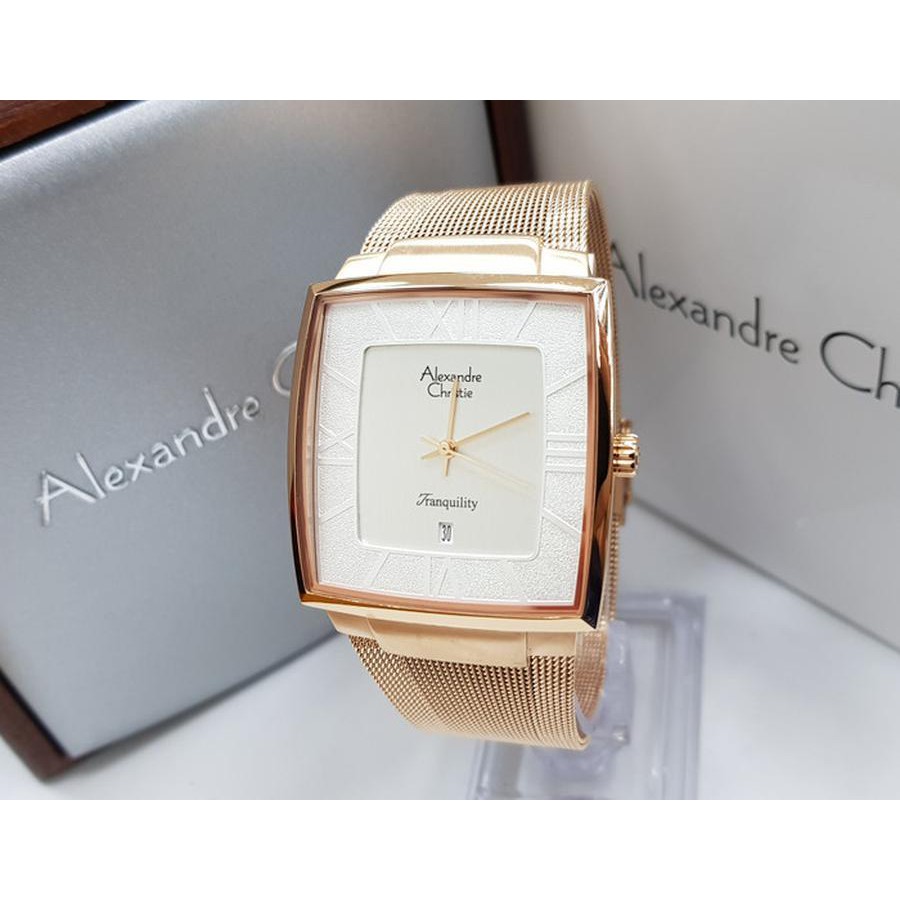 Alexandre Christie AC8329 Rosegold Original Alexanadre Christie Pria AC 8329