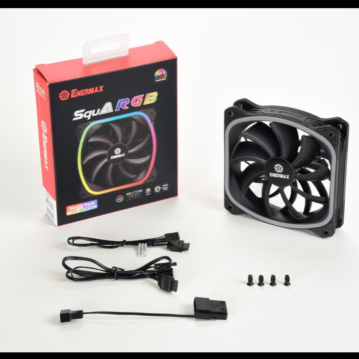 Enermax Fan Casing 12cm RGB Single Pack - UCSQARGB12P-SG