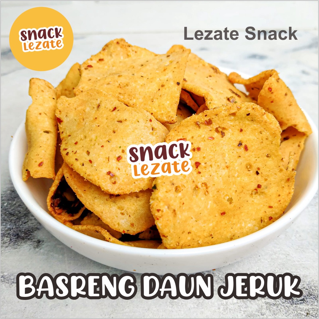 

Basreng Pedes Daun jeruk 150gr Pedas Murah / Basreng Koin Daun Jeruk Basreng Kiloan Pedas Daun Jeruk Basreng