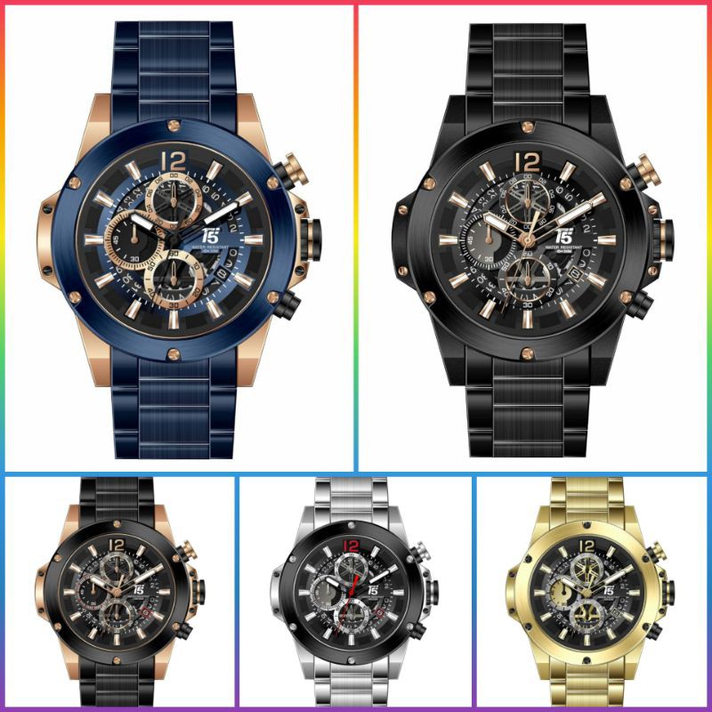 [ COD ] JAM TANGAN PRIA T5 H3817 ORIGINAL BERGARANSI