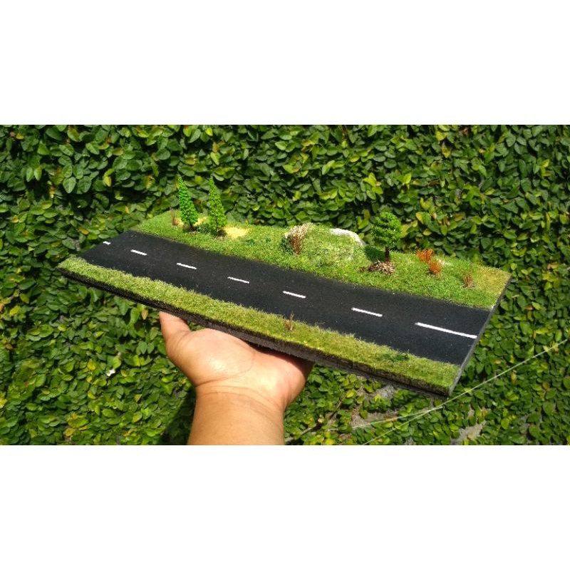 Diorama Diecast Hotwheels Jalan Raya 1