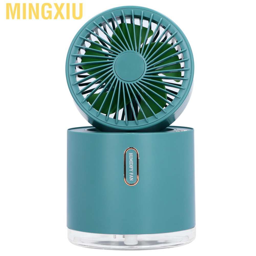 Mingxiu Table Misting Fan Usb Foldable Mini Desk Cool Mist Spray With 300ml Large Water Tank Shopee Indonesia