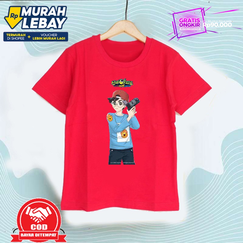 KAOS ANAK KARAKTER HYUNWOO HYUN-WOO KIM SHINBI HOUSE - S