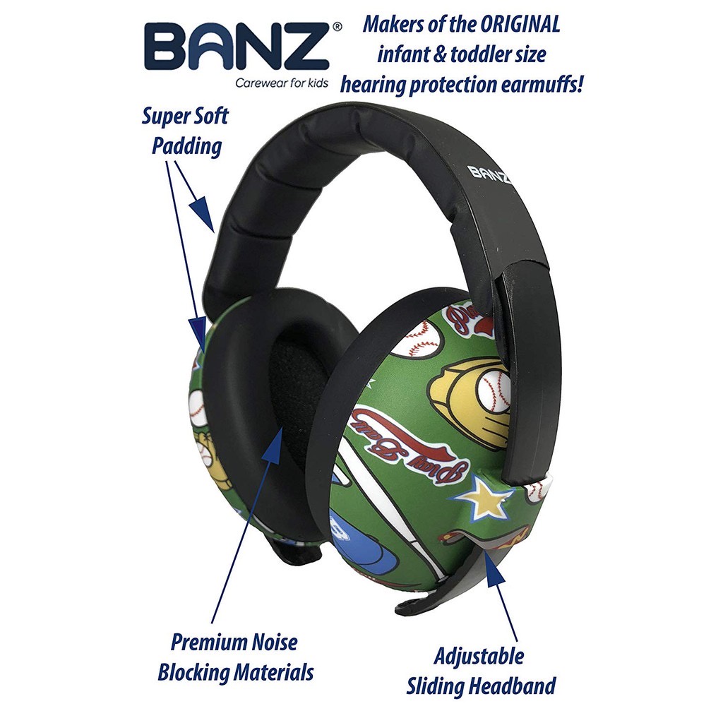 BANZ BABY EARMUFFS 0 - 24 MONTHS