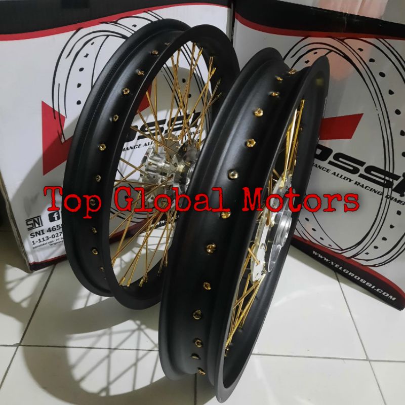 Velg Jari jari RX King Ring 17 / Ring 18 Tapak Lebar Depan Belakang