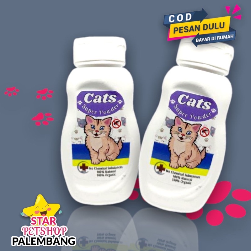 Bedak Kutu Kucing CATS Free Packing Bubble