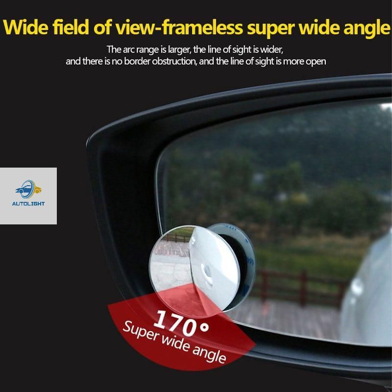 KACA SPION CERMIN TAMBAHAN BLIND SPOT 360°MIRROR 2 IN 1 ADJUSTABLE